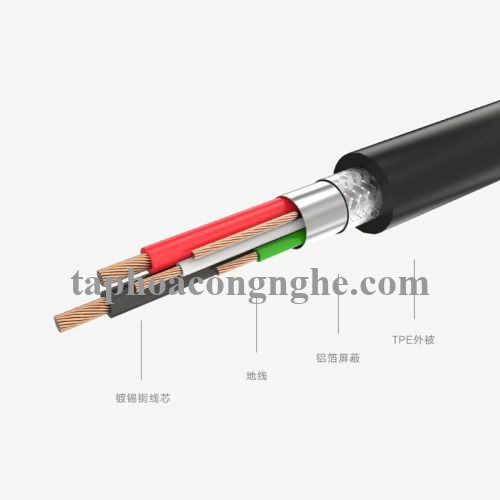 Ugreen 10482 5M màu Trắng Cáp USB 2.0 sang USB B máy in US104 30010482